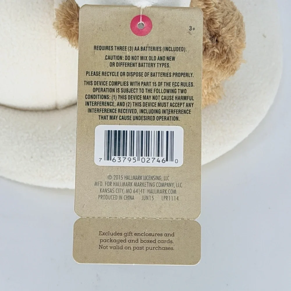 Hallmark Jingle Pals Time for Cookies 2015 Snowman Plush Animated Music‎ NWT